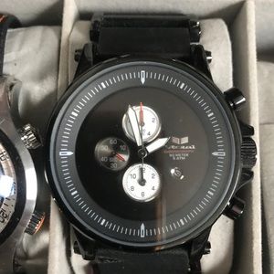 Black vestal watch